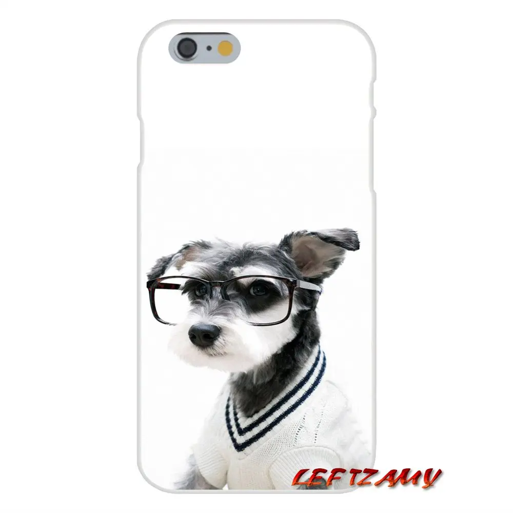 For Huawei P8 P9 P10 Lite 2017 Honor 4C 5X 5C 6X Mate 7 8 9 10 Pro cute dog Miniature Schnauzer Accessories Phone Cases Covers | Мобильные