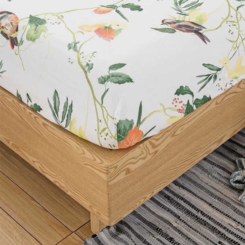 Новинка простыня из 100% хлопка с простыней эластичной резинкой Королевский