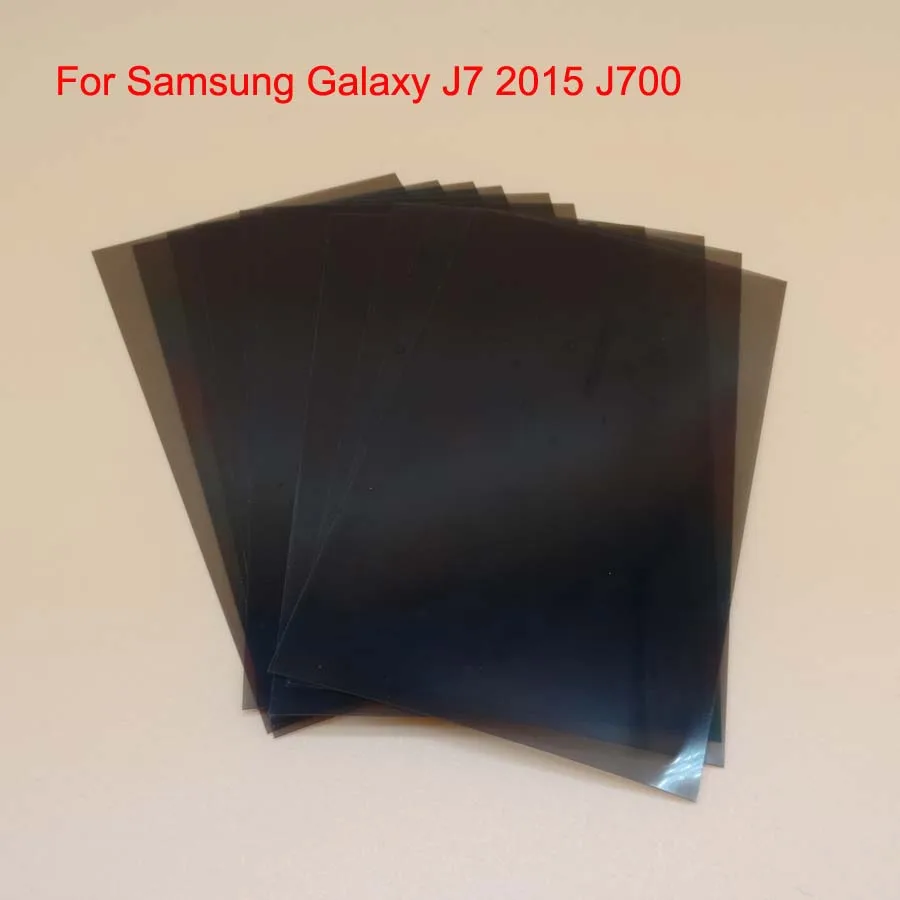 10 шт./лот ЖК-поляризатор поляризационная световая пленка для Samsung Galaxy J7 2015 J700 J700F