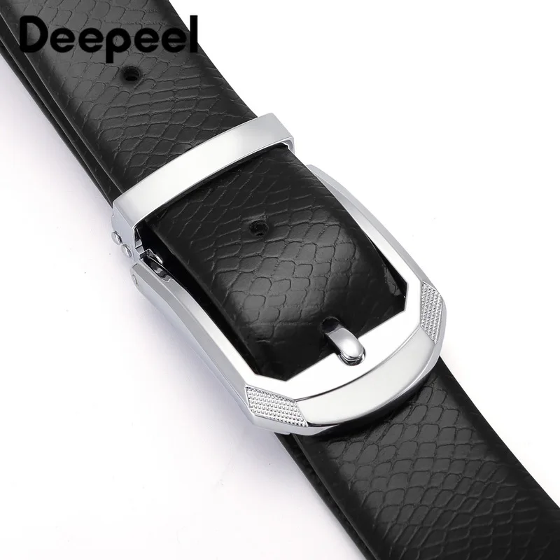 Deepeel 1 шт. 3.3X105-125 см роскошный качественный дизайнерский ремень для мужчин s первый