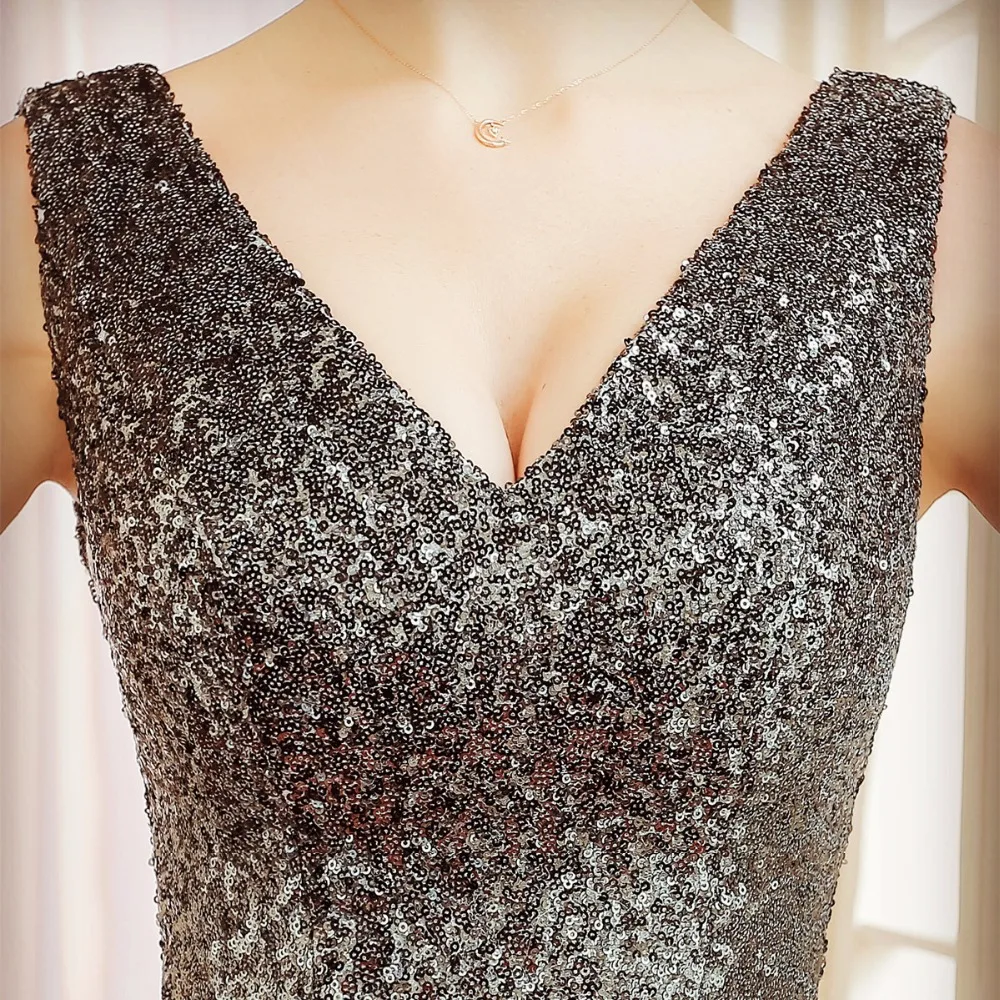 Heavy Beading Evening Dresses 2018 New Styles Sexy Big V-Neck Backless Floor Length Long For Women | Свадьбы и торжества