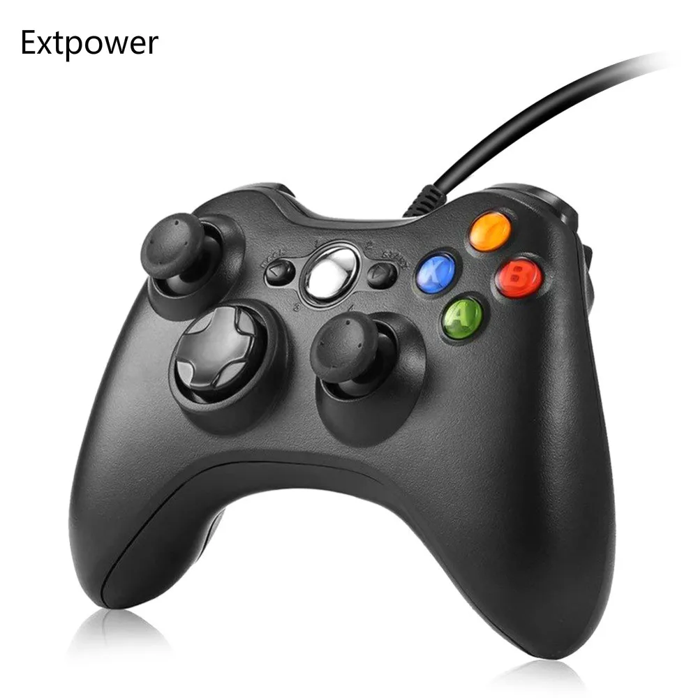 

Extpower Joystick USB Wired Joypad Gamepads Controller For Official Microsoft PC for Windows 7 8 10 Gamepads For Xbox 360