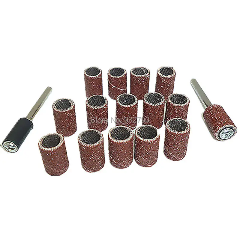 150 шт. шлифовальный барабан шлифовальные ленты Барабаны рукава # + 2 оправки для