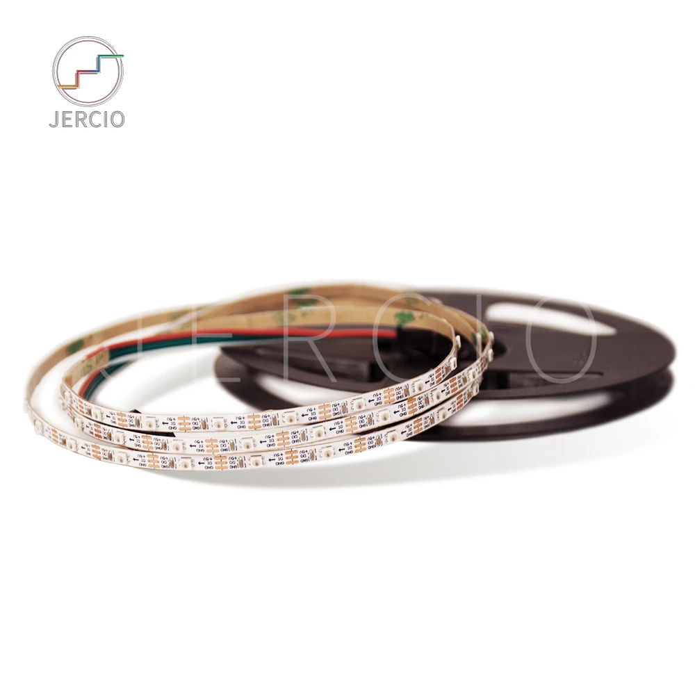 Jercio XT1511-2427, как ws2812b 1 м/2 м/5 м 60/100/144 светодиодов/м 256 уровень серого программируемый SMD2427 Волшебная светодиодная Пиксельная лента