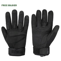 free soldier outdoor hiking camping cycling sport mens gloves training tactical wear resisting gloves full finger male gloves