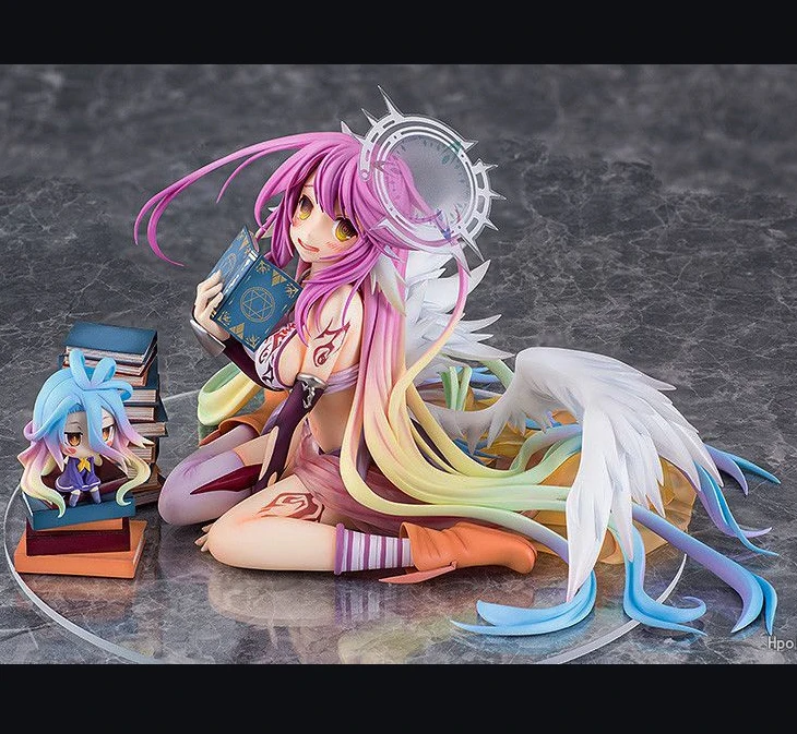 

6" Anime No Game No Life Jibril Angel Wings 1:7 13cm PVC Action Figure Collection Model Doll Toy Gift