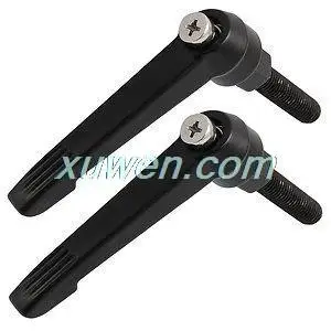 2pcs 8mm Dia 32mm Length Thread Spring Loaded Adjustable Handle Lever for free shipping *