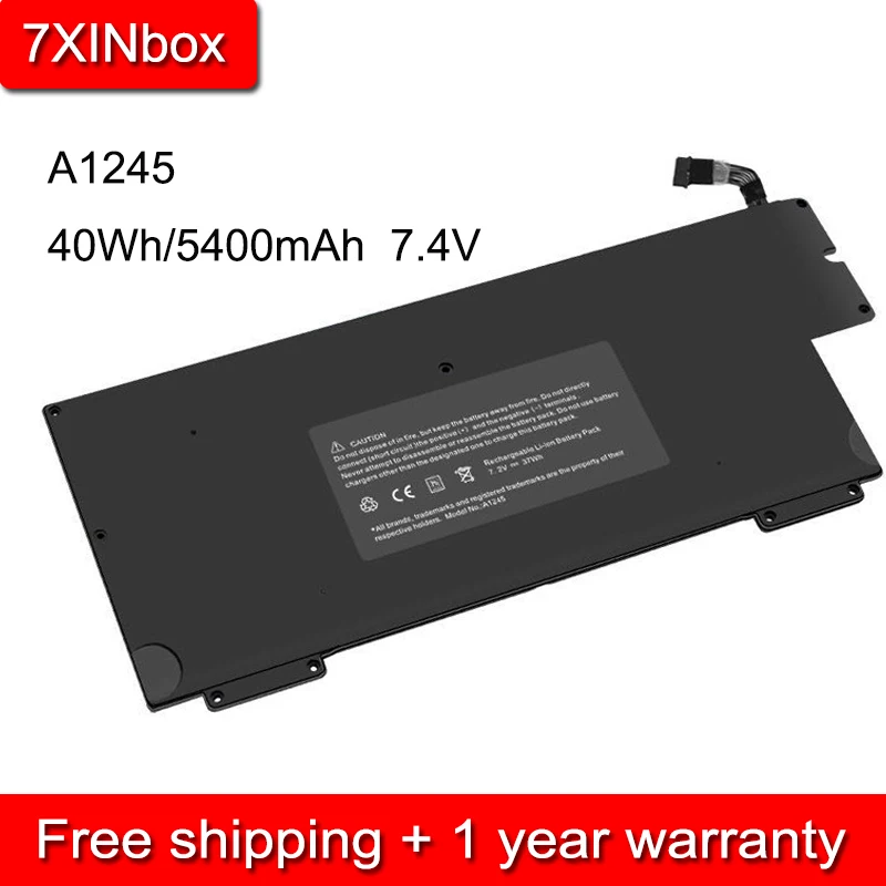 Аккумулятор для ноутбука 7XINbox 5400 мАч 7 4 В A1245 Apple MacBook Air 13 &quotA1237 A1304 MB003 MC233LL/A MC234CH/A