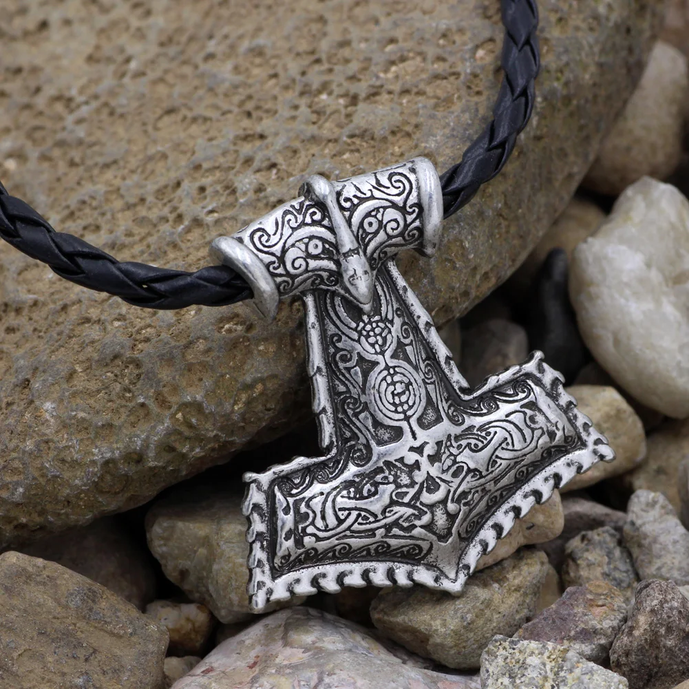 Ворон Тор молоток Подвеска славянский оберег Норвегия Valknut языческий амулет