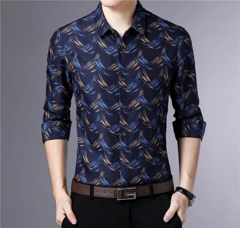 COODRONY рубашка с длинным рукавом мужская одежда осень новое поступление Camisa Masculina приталенные деловые повседневные рубашки мужская одежда 8736