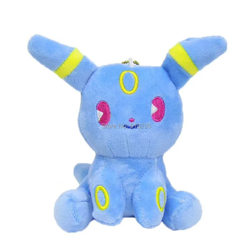 10 шт. Saiko Soda Pikachu Sylveon Umbreon Flareon vaporion Jolteon Eevee Espeon Leafeon Glaceon 10 см плюшевый брелок-подвеска