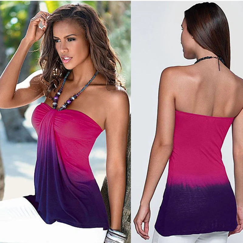Для женщин Обёрточная бумага груди без бретелек Блуза Топ Леди Blusa рубашка