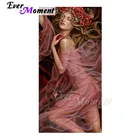 Алмазная живопись с длинным ворсом, лежащей женщиной, полная вышивка крестиком, украшение для дома 3F1270