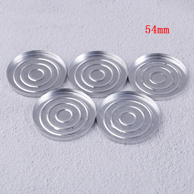 54MM 5 шт. DIY алюминиевый круглый набор для макияжа пустой контейнер для хранения косметики Инструменты Тени для век пигмент пудра палитра чехол - Цвет: 54MM