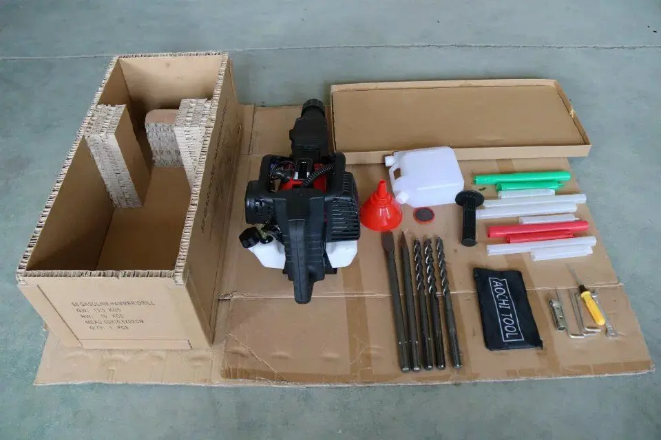 Небольшая машина для сверления с бензиновым отверстием быстрая двухслойная