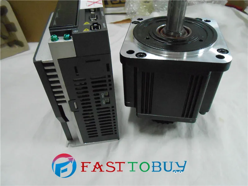 Delta CNC 220V 2KW AC Servo Keyway Motor Drive kits System 6.37NM 3000r/min 100 мм ECMA-C11020RS + ASD-A2-2023-M с кабелем 3M |