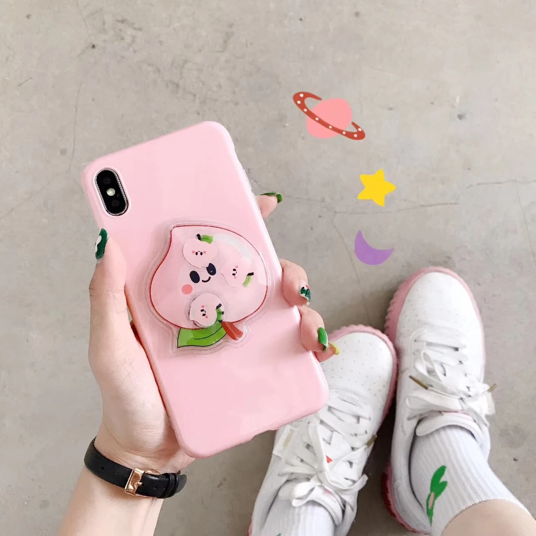 Японский 3D милый мягкий чехол для iphone 11MAX 11Pro MAX XS XR 8 plus для samsung S10