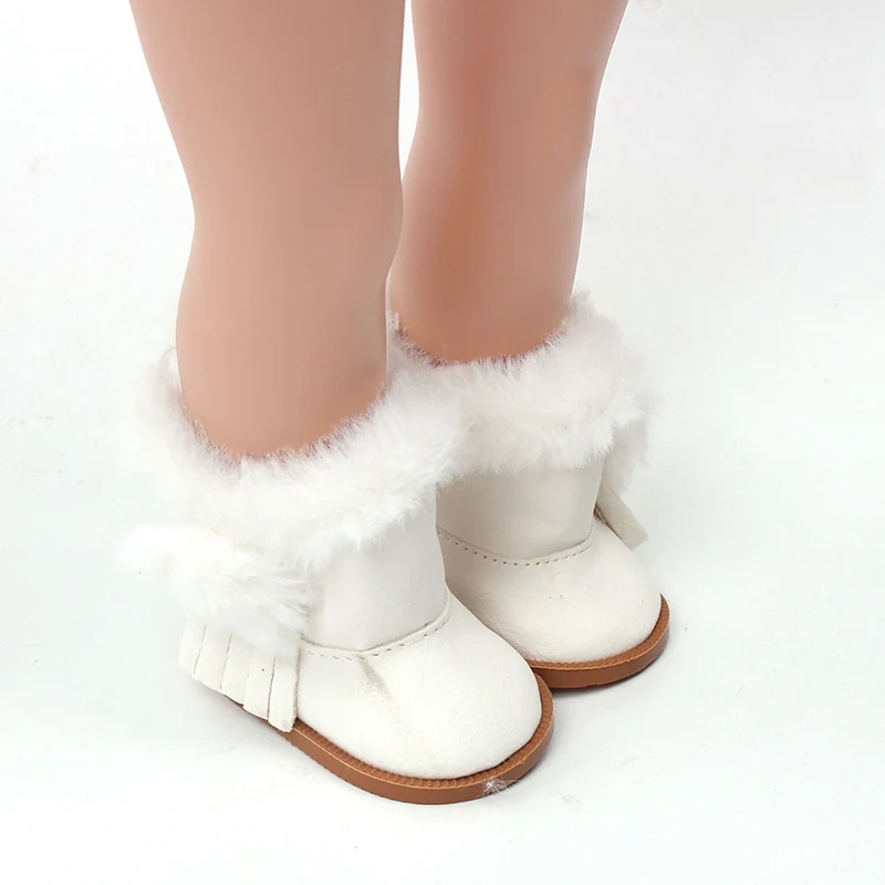 18 inch Girls doll dress Birthday suit Christmas suit with shoes American born clothes Baby toys fit 43 cm baby dolls c646