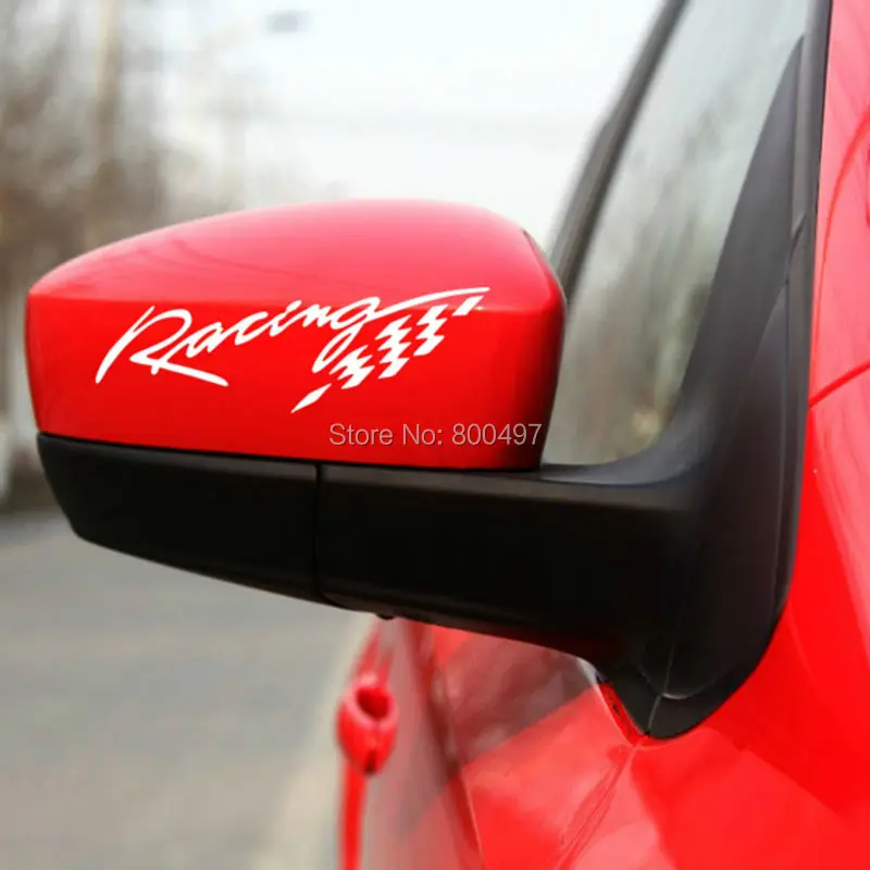 

20 x Newest Design Car Decal Racing Rear View Decoration Stickers Car Accessories For Ford Kuga Focus RS Fiesta ST