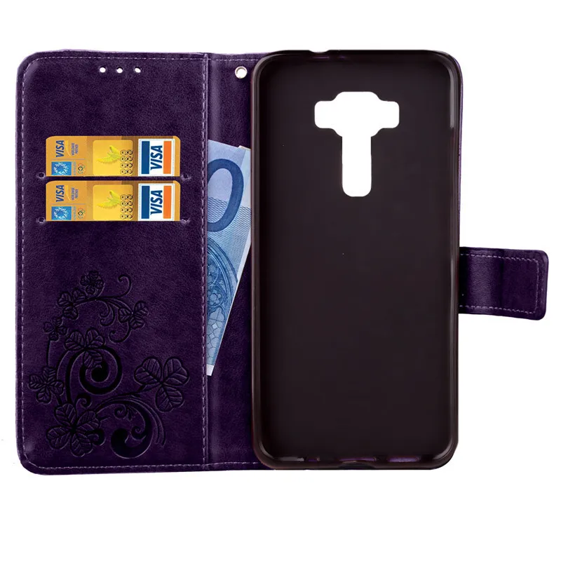Кожаный чехол для ASUS ZC551KL Zenfone 3 Laser ZC551 ZC 551 KL 551KL чехол для телефона для ASUS Z01BD Z01BS ASUS_Z01BD чехол с откидной крышкой