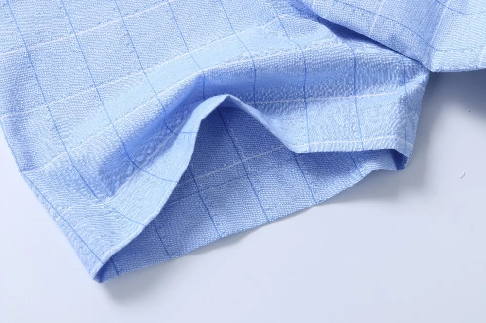 8XL 6XL 100% Для мужчин s Рубашки с коротким рукавом модные Повседневное Fit Plaid рубашки