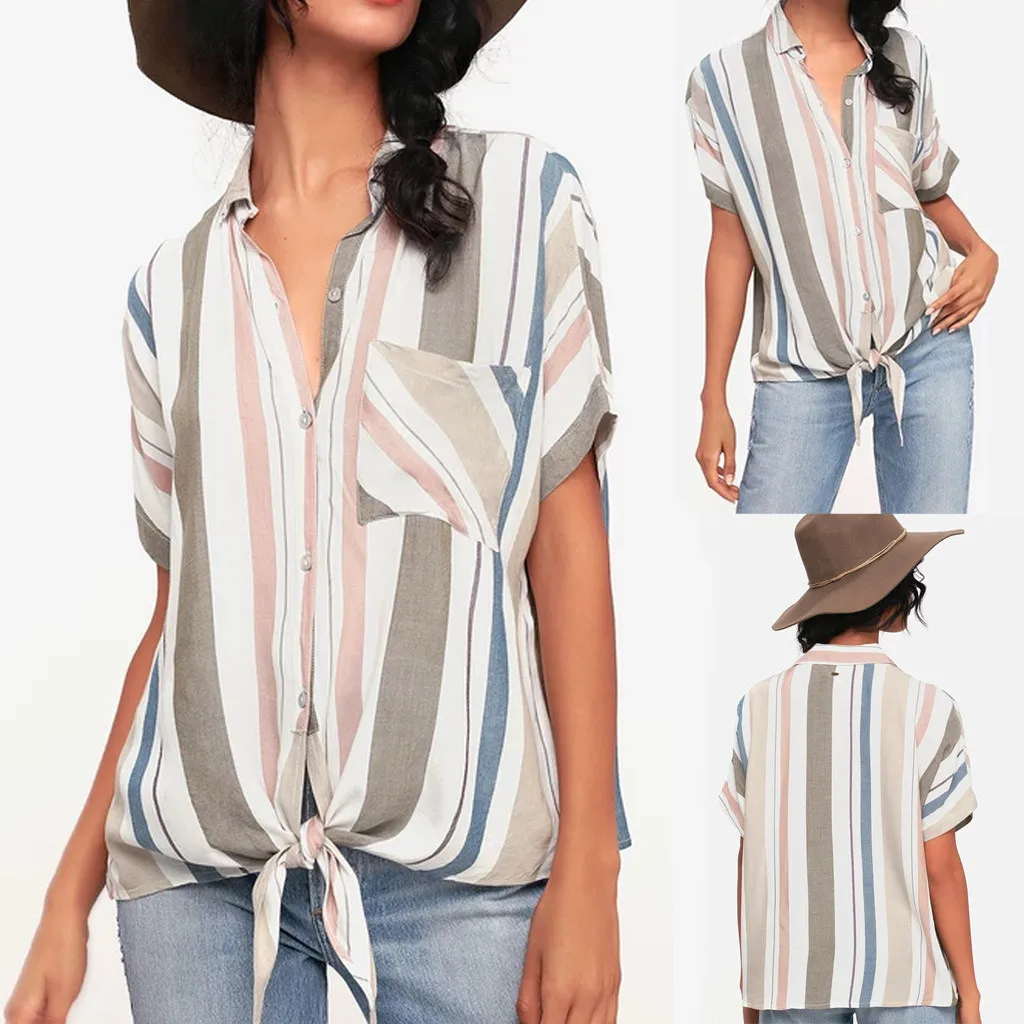 Летние футболки с v образным вырезом и коротким рукавом Повседневная белая