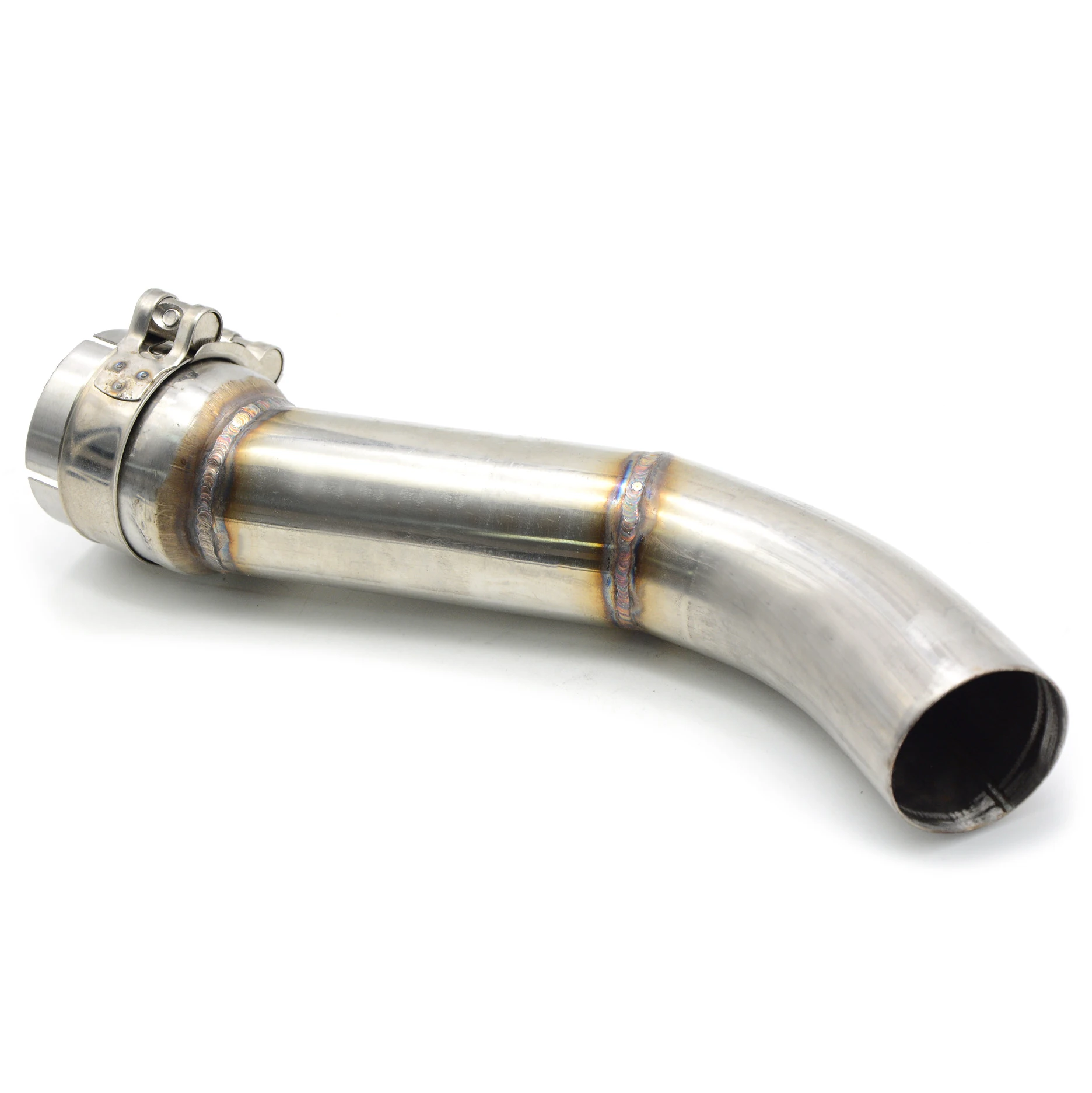 

Motorcycle Exhaust Muffler Mid Connect Refit Motorbike Middle Pipe Exhaust Case For YAMAHA FZ1 2009 2010 2011 2012 2013 2014