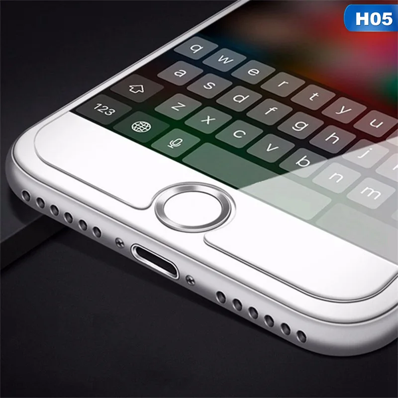 Главная Кнопка Наклейка защита для клавиатуры Keycap для IPhone 5S 5 6 6s 7 Plus Поддержка отпечатков пальцев разблокировка сенсорного ключа ID
