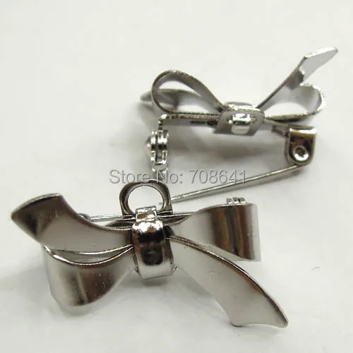 Задние шпильки с бантом 12 х10 мм | Украшения и аксессуары