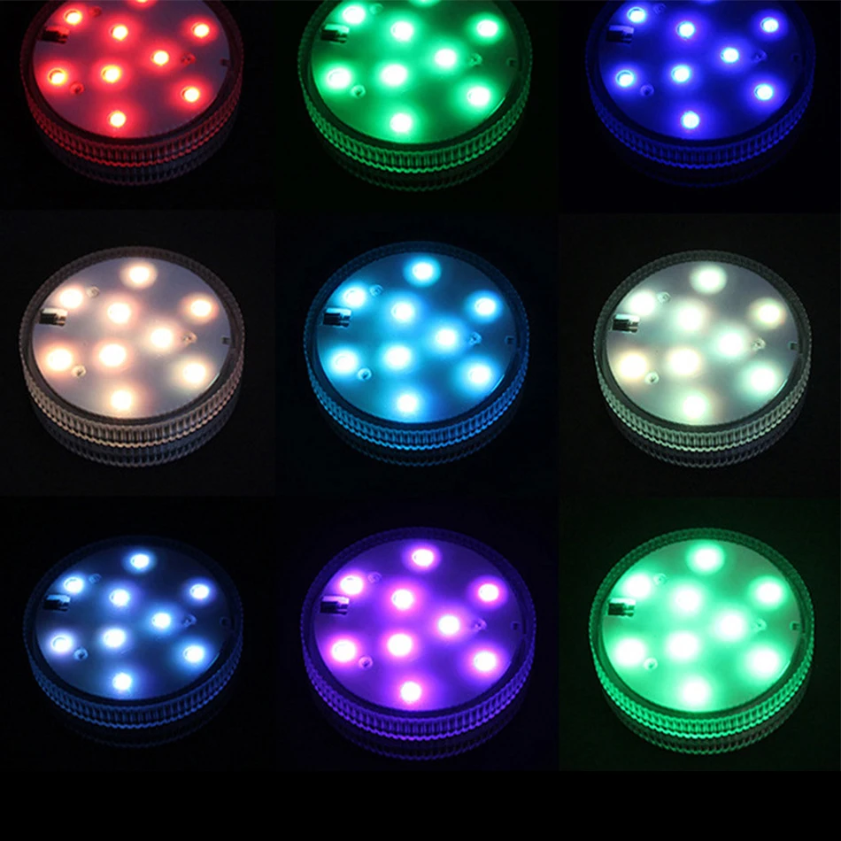 2 предмета светодиодные свечи Водонепроницаемый Tealight дистанционного Управление