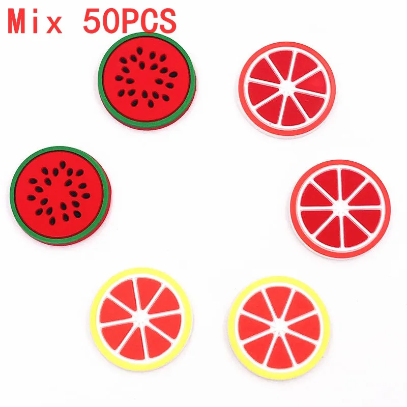 50pcs 50 шт. милый мультфильм Том и Джерри мышь ПВХ Декор Аксессуары плоский задник гаджеты DIY чехол для телефона значок Подходит Браслеты, обувь подвески - Окраска металла: 50pcs