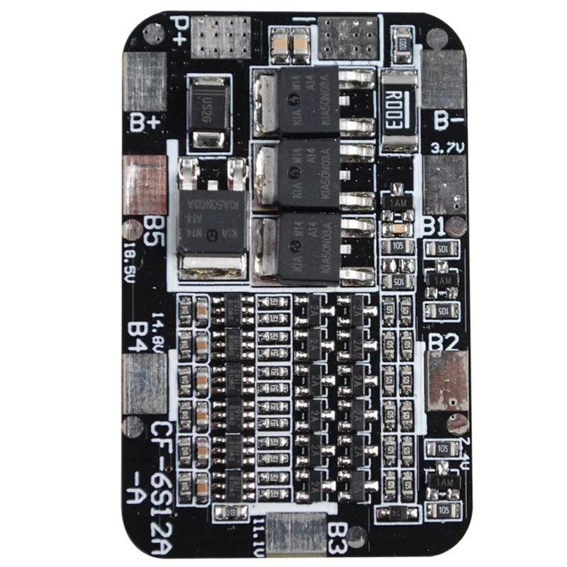 6S 15A 3,7 V BMS Защитная печатная плата PCB PCM BMS 6S 18650 Lipo литиевая батарея литий-ионная Зарядка для электродрели DIY