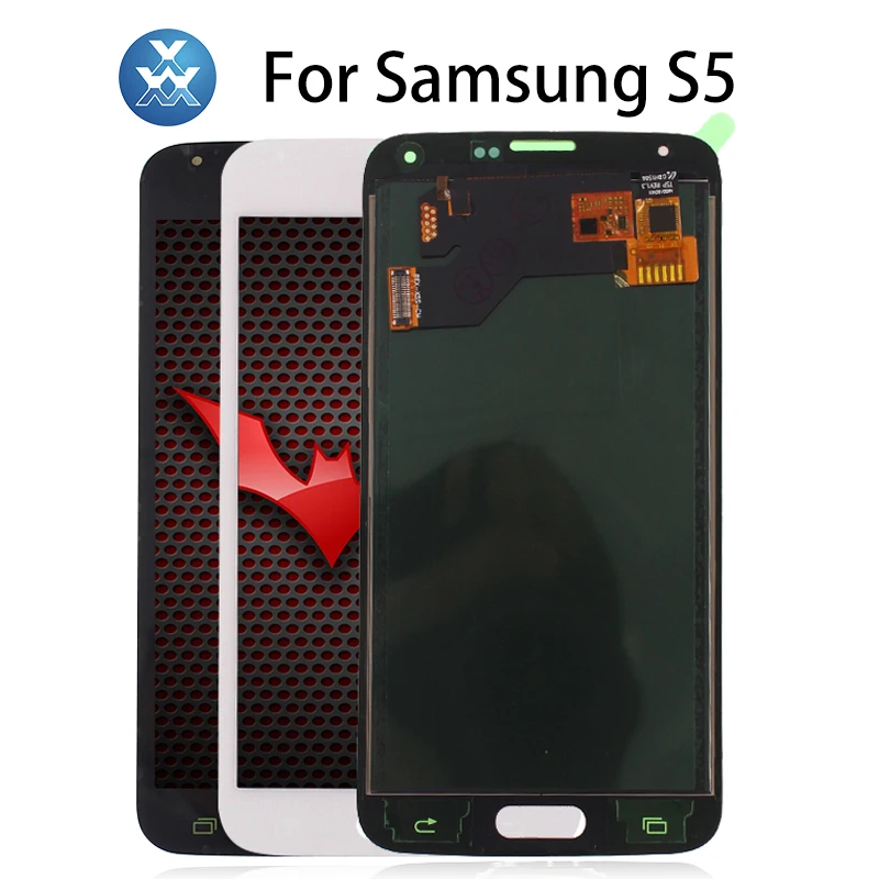 Регулировка ЖК дисплея для SAMSUNG Galaxy S5 дисплей i9600 G900 G900F G900M SM сенсорный экран
