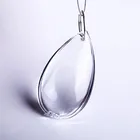 5 шт.лот 50 мм прозрачные цветные хрустальные подвески для люстрхрустальные подвески для занавесок, детали для хрустальных осветительных ламп (бесплатные кольца)