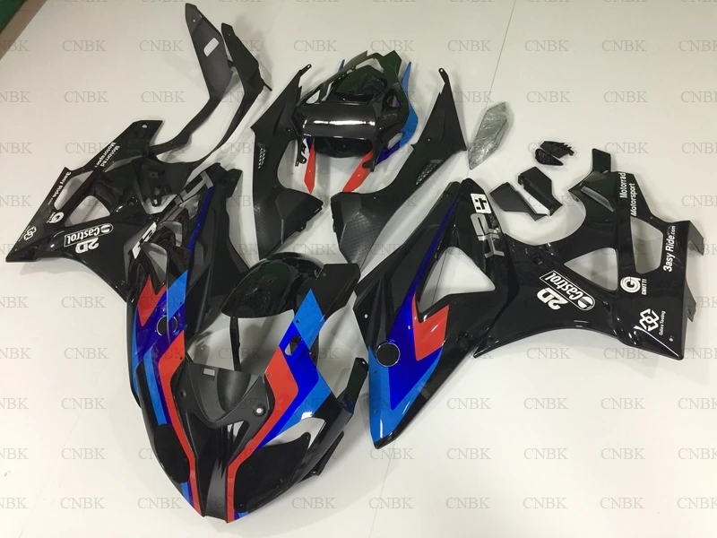 Для BMW S1000 RR 2010 2014 Кузов для 13 14 черный набор всего тела 2012 Обтекатели неокрашенные|