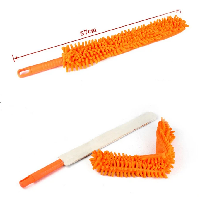 Гибкий Мягкий микрофибровый чистящий Пыльник волшебный пылеочиститель ручка