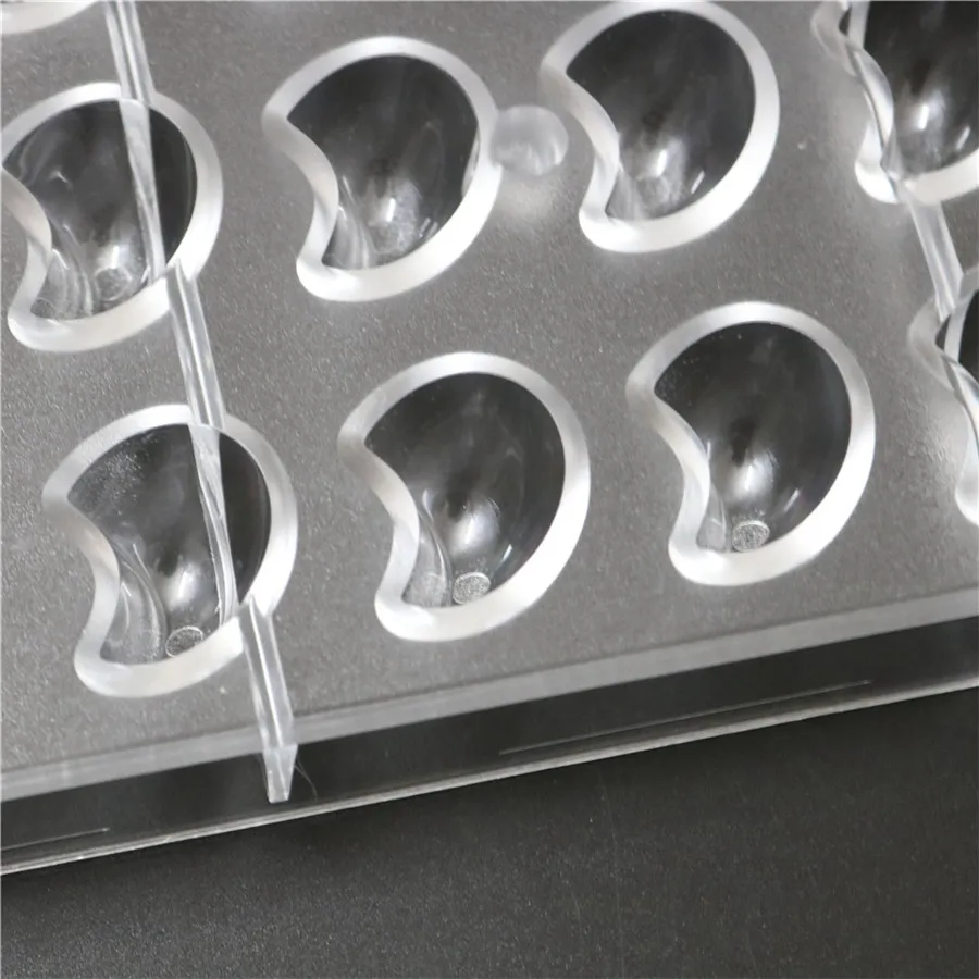 1 шт. 24 полости в форме Луны жесткая фотоформа для торта|polycarbonate chocolate moulds|polycarbonate
