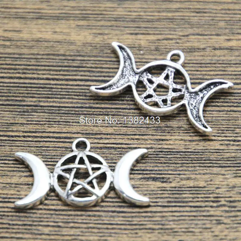 10 шт. подвески в виде богини из тибетского серебра 30 х17 мм|moon charm pendant|charm pendantmoon |