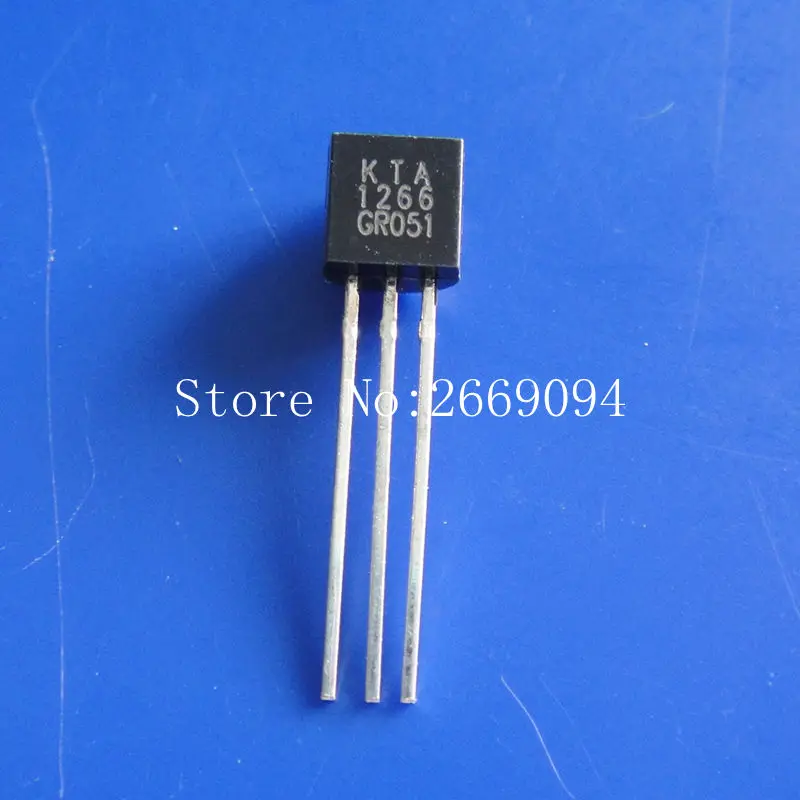 100 шт. 2SA1266-GR 2SA1266 KTA1266 A1266 TO-92 0.15A 50V PNP транзистор новый оригинальный TO92 | Электроника