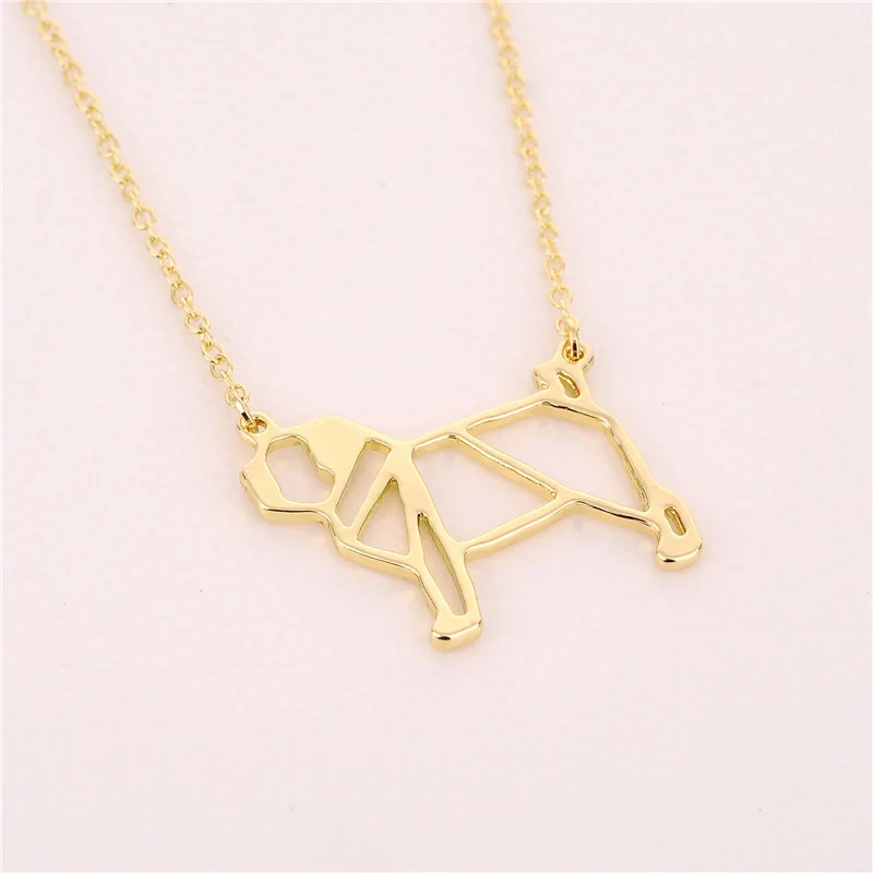 

New Style Cute Pug Dog Necklaces Female Small Pendant Necklaces For Women