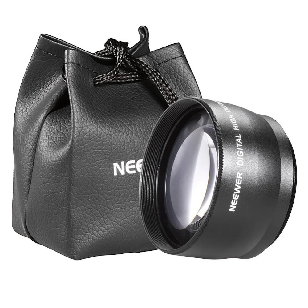 NEEWER 55 мм телеобъектив с сумкой для Sony A100 A200 A230 A300 A330|telephoto lens|lens telephotoneewer lens |
