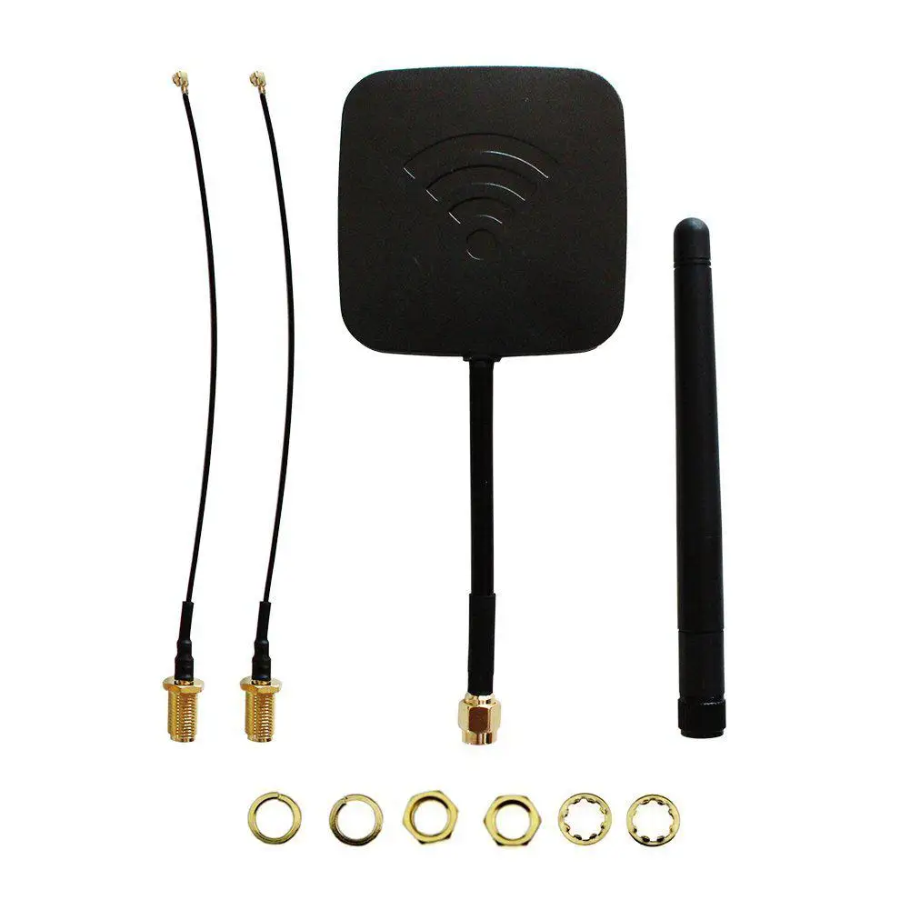 5 8 Ghz 14dBi антенна с высоким коэффициентом усиления и 2 4 GHz 3dBi комплект для Hubsan H501S FPV