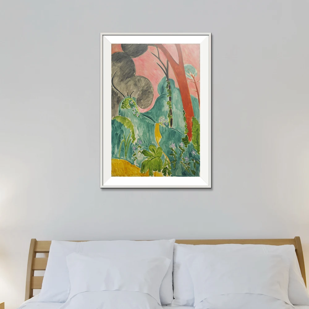 Picasso марокканский сад Periwinkles пейзаж абстрактная картина маслом для домашнего