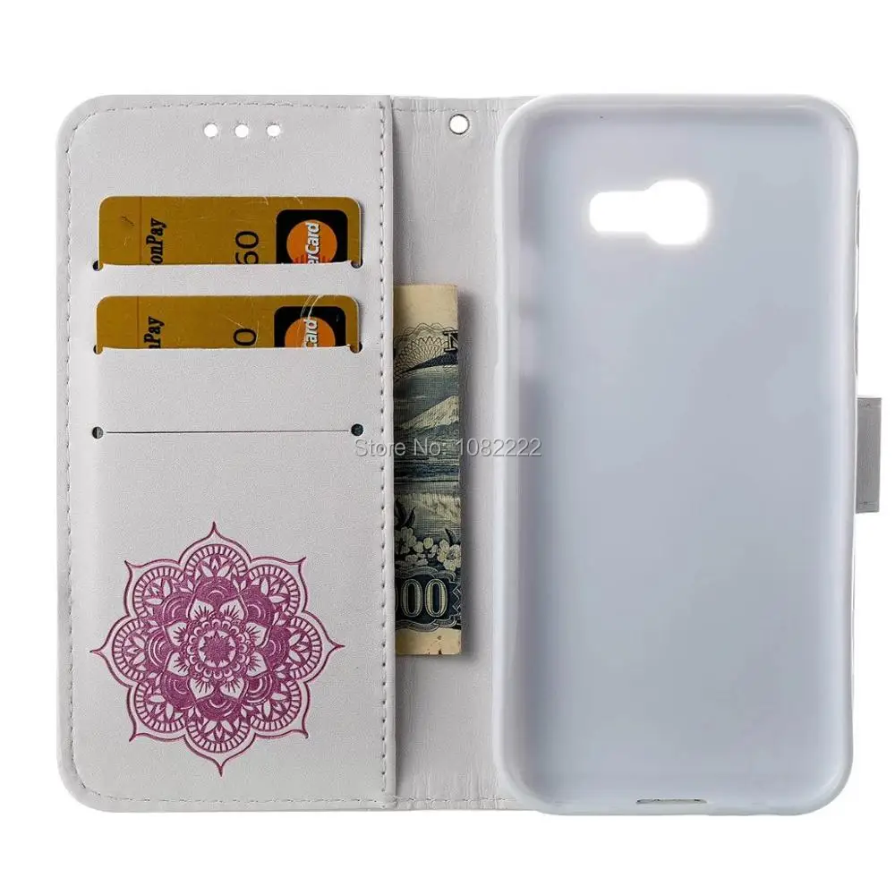 100 шт./лот новый ветер колокольчики цветочный узор PU кожаный чехол-подставка для