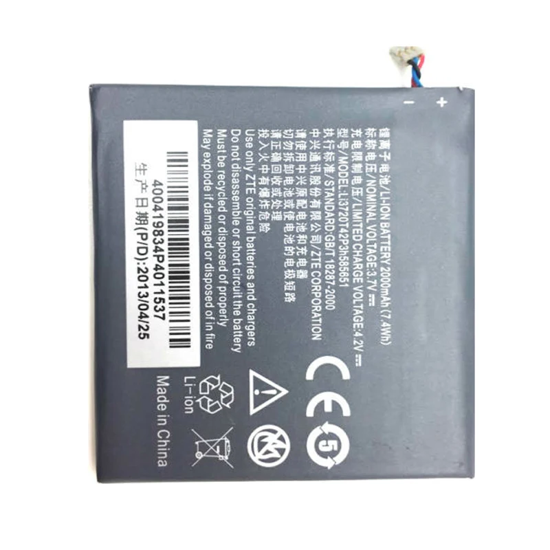 Оригинальный аккумулятор LI3720T42P3H585651 для телефона ZTE u960 u950 v955 N8800G 2000 мАч - купить по