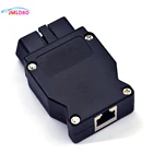 Адаптер OBDII для фонаря Ethernet и 16-контактного разъема OBD2 для фонарей автомобилей, интерфейс кодирования автомобиля ESYS ICOM подходит для кабеля OBD2
