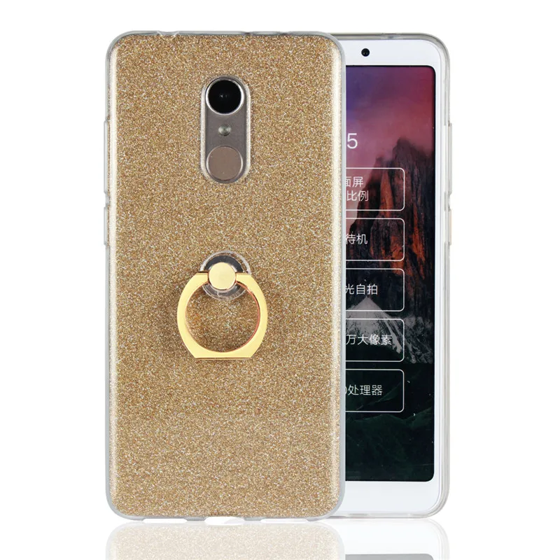 Xiaomi Redmi 5 Чехол блестящие Bling силиконовый чехол для телефона Мягкие ТПУ палец