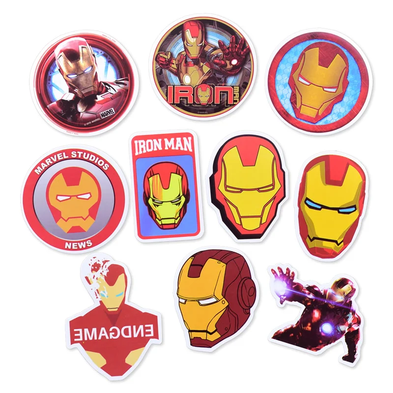 35 шт./компл. Ironman наклейка Забавная детская игрушка s для ноутбука багаж на