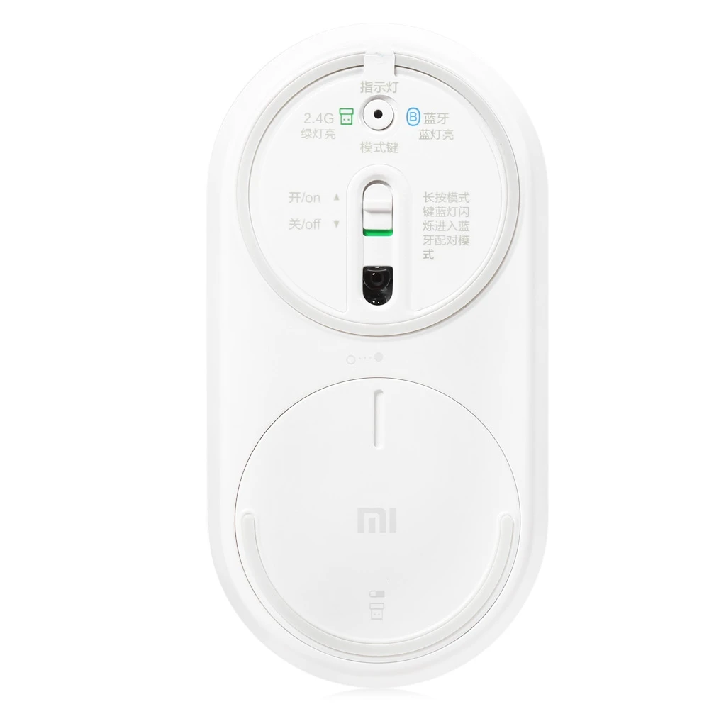 Оригинальная Портативная оптическая беспроводная Bluetooth мышь Xiaomi из алюминиевого
