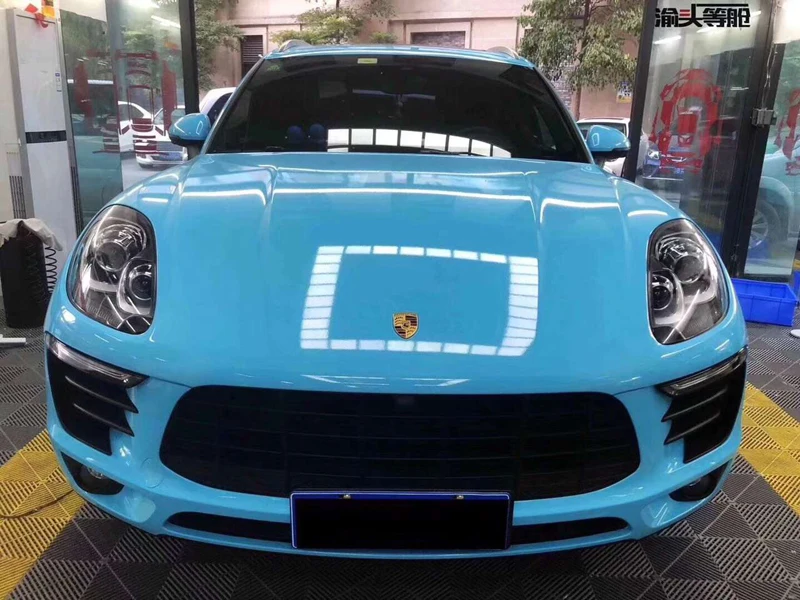 Блестящая синяя глянцевая виниловая пленка автомобильная наклейка автомобиль